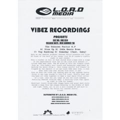 Unknown Factor - Unknown Factor - The Unknown Factor EP - Vibez Recordings