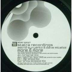 Astrid Suryanto & Dave Micalizzi - Astrid Suryanto & Dave Micalizzi - More & More - Statra Twelves