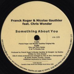 Franck Roger & Nicolas Gauthier - Franck Roger & Nicolas Gauthier - Something About You - Crash
