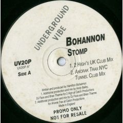 Bohannon - Bohannon - Stomp - Underground Vibe