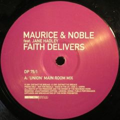 Maurice & Noble Ft Jane Hadley - Maurice & Noble Ft Jane Hadley - Faith Delivers - Distinctive Breaks
