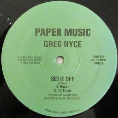 Greg Nyce - Greg Nyce - Set It Off - Paper Music