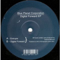 Blue Planet Corporation - Blue Planet Corporation - Digital Forward EP - Flying Rhino