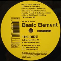 Basic Element - Basic Element - The Ride - EMI