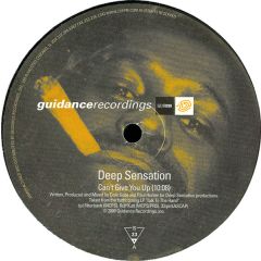 Deep Sensation - Deep Sensation - Can't Give You Up - Guidance