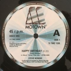 Stevie Wonder - Happy Birthday - Motown