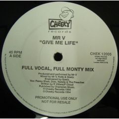 Mr. V. - Mr. V. - Give Me Life - Cheeky Records
