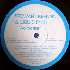 Stewart Keenan & Liquideyes - Stewart Keenan & Liquideyes - Advocate - Navigation