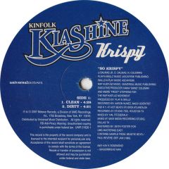 Kinfolk Klashine - Kinfolk Klashine - So Krispy - Universal