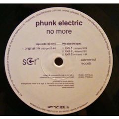 Phunk Electric - Phunk Electric - No More - Submental