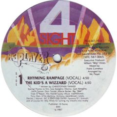 MC Player - MC Player - Rhyming Rampage - 4 Sight Records
