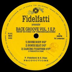 Fidelfatti - Fidelfatti - Backgroove Volume 1 EP - Discomagic