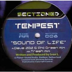 Tempest - Tempest - Sound Of Life - Sectioned