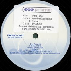 David Forbes - David Forbes - Questions (Must Be Asked) - EVE