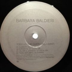 Barbara Baldieri - Barbara Baldieri - Todo Lo Quiero (All I Want) - R Str