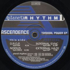 Ascendence - Ascendence - Toroidal Power EP - Planet Rhythm