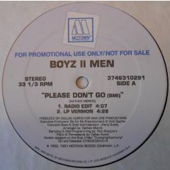 Boyz Ii Men - Boyz Ii Men - Please Don't Go - Motown