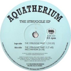 Aquatherium - Aquatherium - The Struggle EP - Bomba