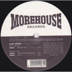 Alex Voghi - Alex Voghi - Work! - More House