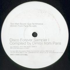Dimitri From Paris Presents - Dimitri From Paris Presents - Disco Forever (Sampler i) - B.B.E