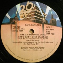 Carl Carlton - Carl Carlton - She's A Bad Mama Jama - 20th Century Fox