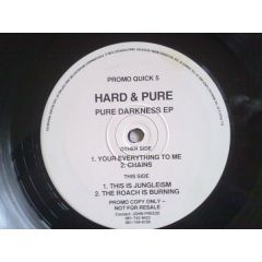 Hard & Pure - Hard & Pure - Pure Darkness EP - Hard & Fast