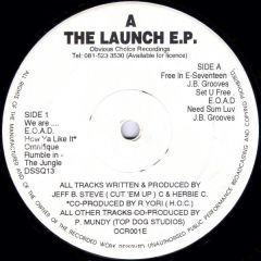 Jeff B - Jeff B - The Launch EP - Obvious Choice Rec