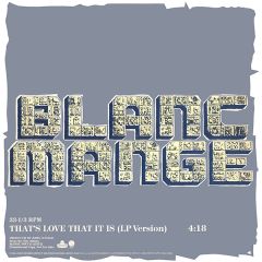 Blancmange - Blancmange - That's Love That Is - Sire