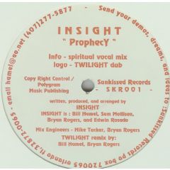 Insight - Insight - Prophecy - Sunkissed