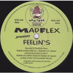 Mad Flex - Mad Flex - Feelin's - New York Soundclash Records