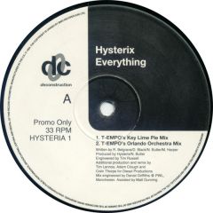 Hysterix - Hysterix - Everything - Deconstruction