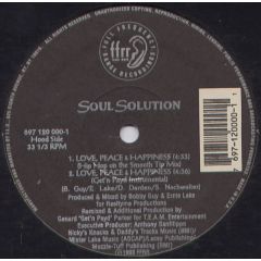 Soul Solution - Soul Solution - Love, Peace & Happiness - Ffrr