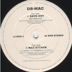 DB-Mac - DB-Mac - Rave Out / Mac-Attack - Raindance