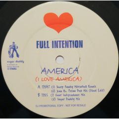Full Intention - Full Intention - America (I Love America) - Stress