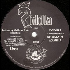 Riddla - Riddla - Deadline 2 - Titan Sounds