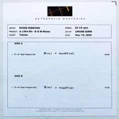 Rosie Ribbons - Rosie Ribbons - A Little Bit (B & M Mixes) - Telstar