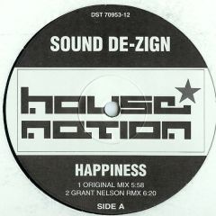Sound De-Zign - Sound De-Zign - Happiness - House Nation