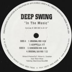 Deepswing  - Deepswing  - In The Music - Generate Music