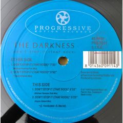The Darkness - The Darkness - Don't Stop It (That Rock) - PRG