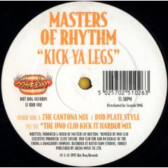 Masters Of Rhythm - Masters Of Rhythm - Kick Ya Legs - Hot Dog