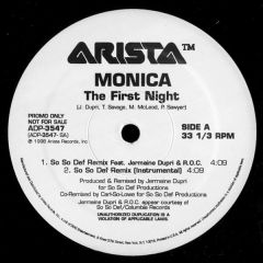Monica - Monica - The First Night - Arista