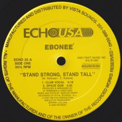 Ebonee - Ebonee - Stand Strong / Stand Tall - Echo Usa