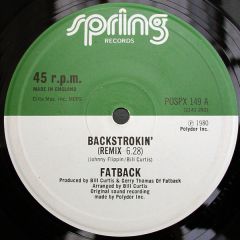 Fatback Band - Fatback Band - Backstrokin (Remix) - Spring Records