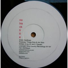 Spymusic - Spymusic - No Track Title - 2000 Black