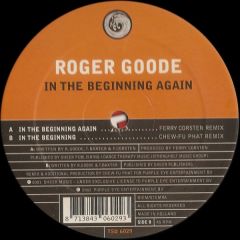 Roger Goode Ft Tasha Baxter - Roger Goode Ft Tasha Baxter - In The Beginning Again - Tsunami