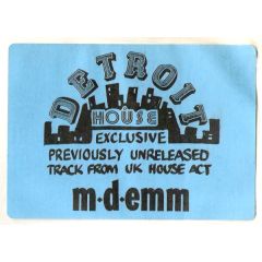 M-D-Emm - M-D-Emm - Get Down - Detroit House