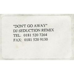 Mauritio - Mauritio - Don't Go Away (DJ Seduction Remix) - Mo's Music Machine