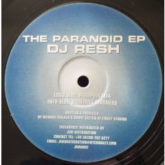 DJ Resh - DJ Resh - Paranoid EP - Jedi Nrg