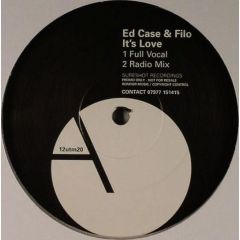 Ed Case & Filo - Ed Case & Filo - It's Love - Sureshot Recordings