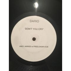 Dario G - Dario G - Don't You Cry / Flying (Remixes) - Manifesto